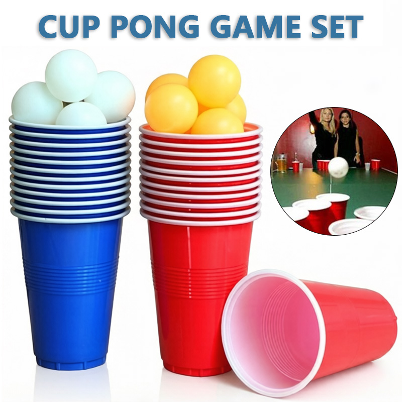Party Games Jenga - Zestaw do gry Beer Pong i