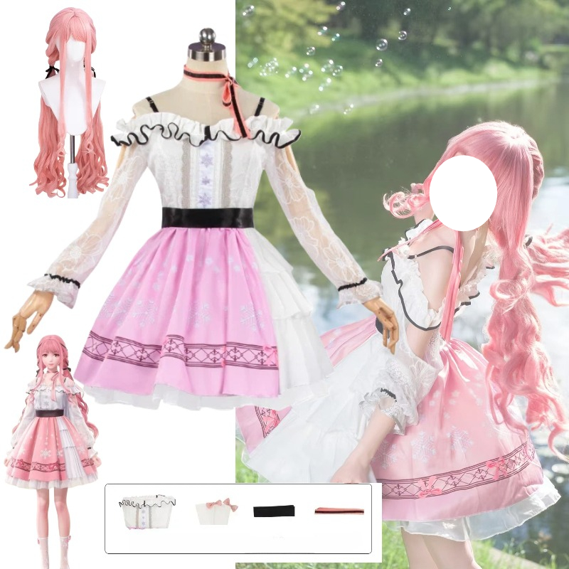 Party Games New Year - Nikki Cosplay Infinity Nikkii słodka różowa