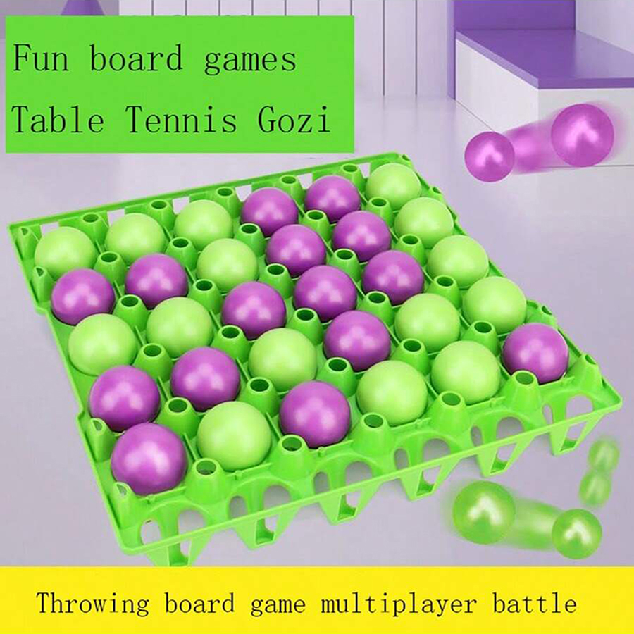 Party Games Jenga - „Ping Pong Tic-Tac-Toe Game — zabawna