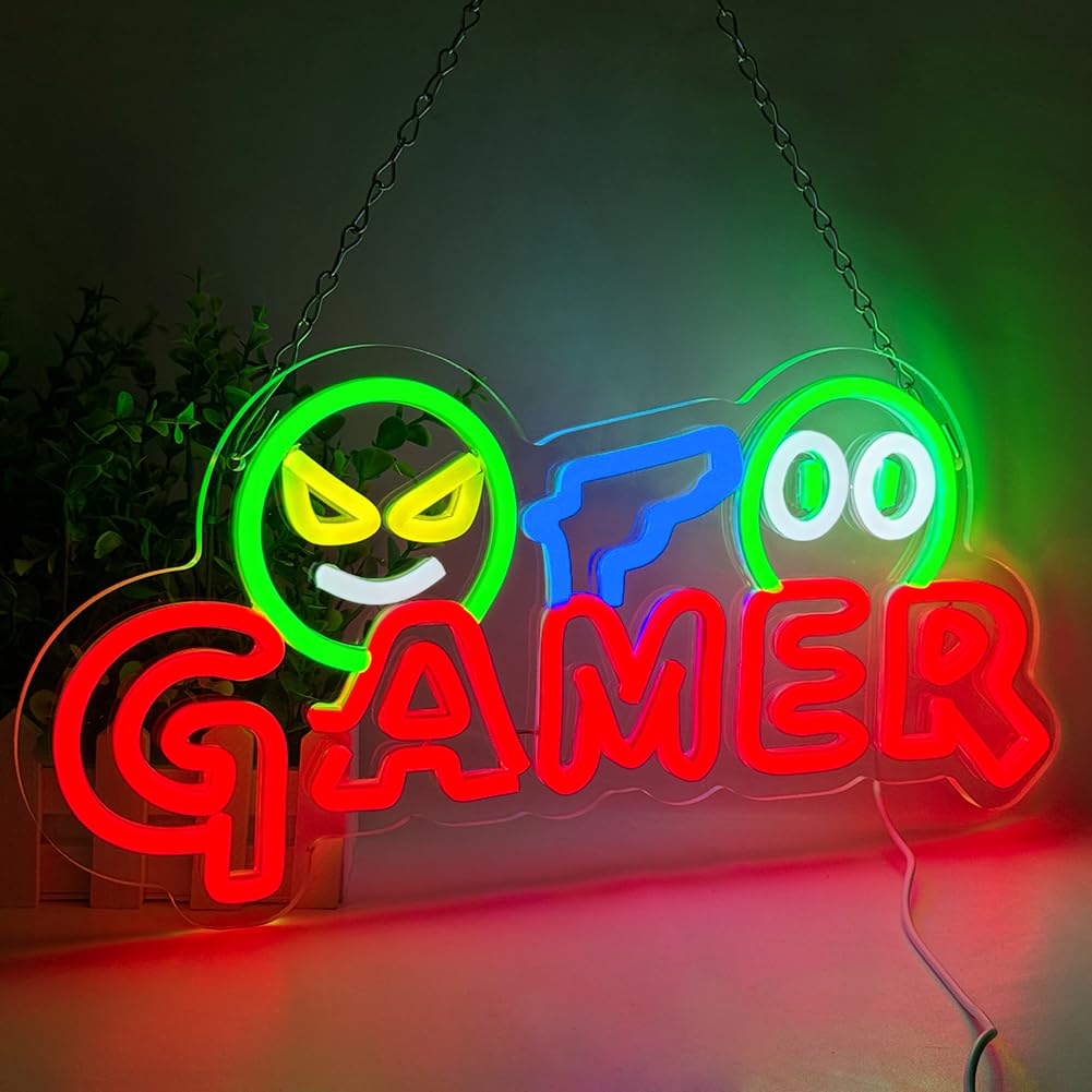 Neonowy Znak LED dla Graczy, K – Party Games School recenzja i cena