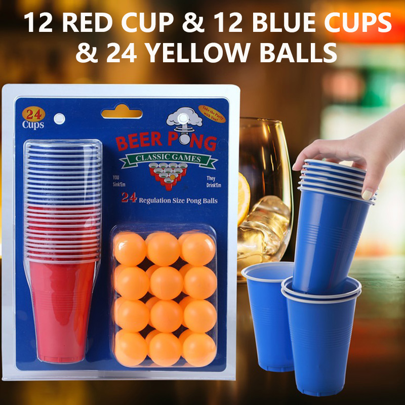 Zestaw do gry Beer Pong i kubk – Party Games Jenga recenzja i cena