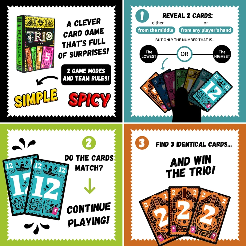 Strategiczna gra karciana TRIO – Party Games Entertainer recenzja i cena
