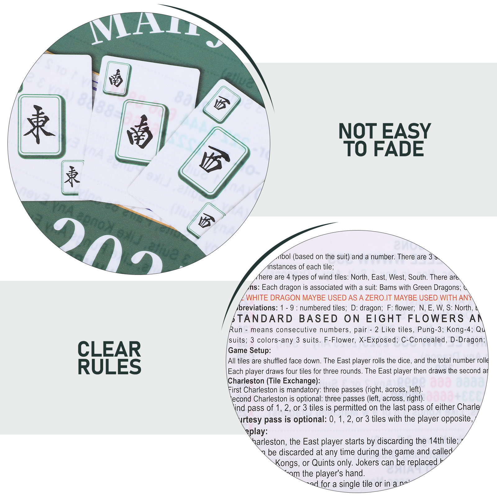 8 szt. Wodoodporne, twarde etu – Party Games Using Cards recenzja i cena