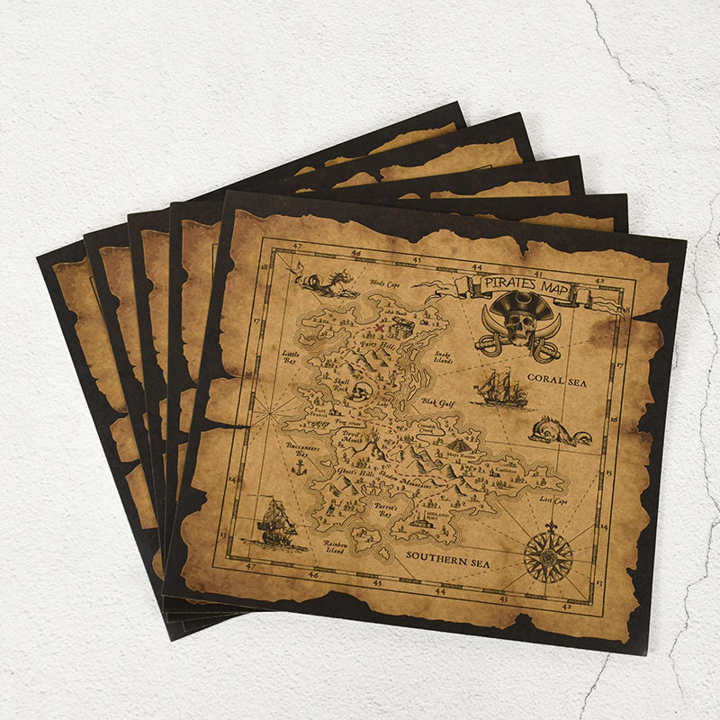 Mapa poszukiwań skarbów pirató – Party Games No Supplies recenzja i cena