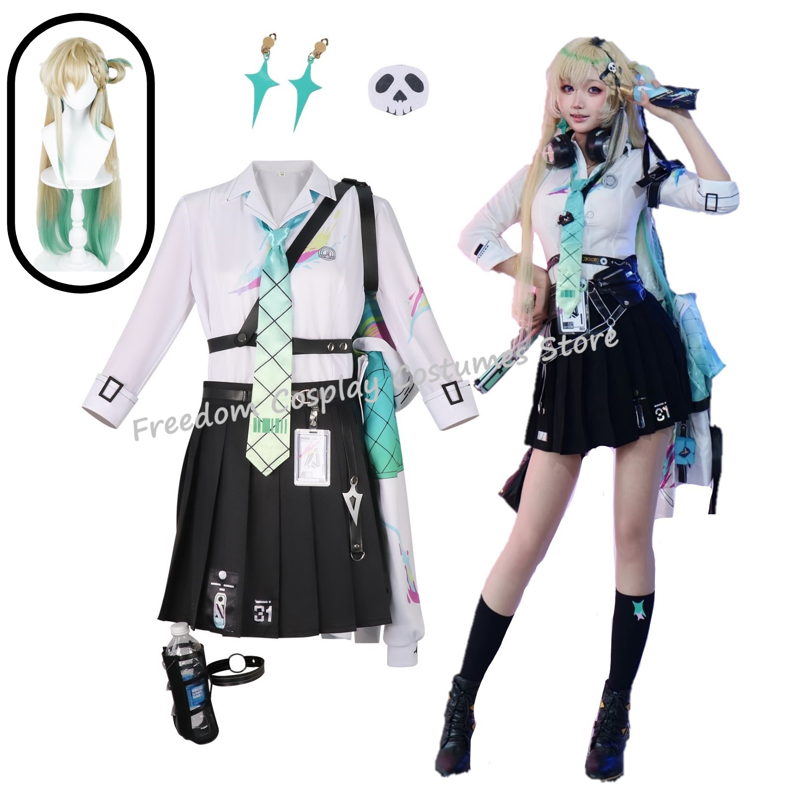 Kostium cosplay Wuthering Wave – Party Games School recenzja i cena