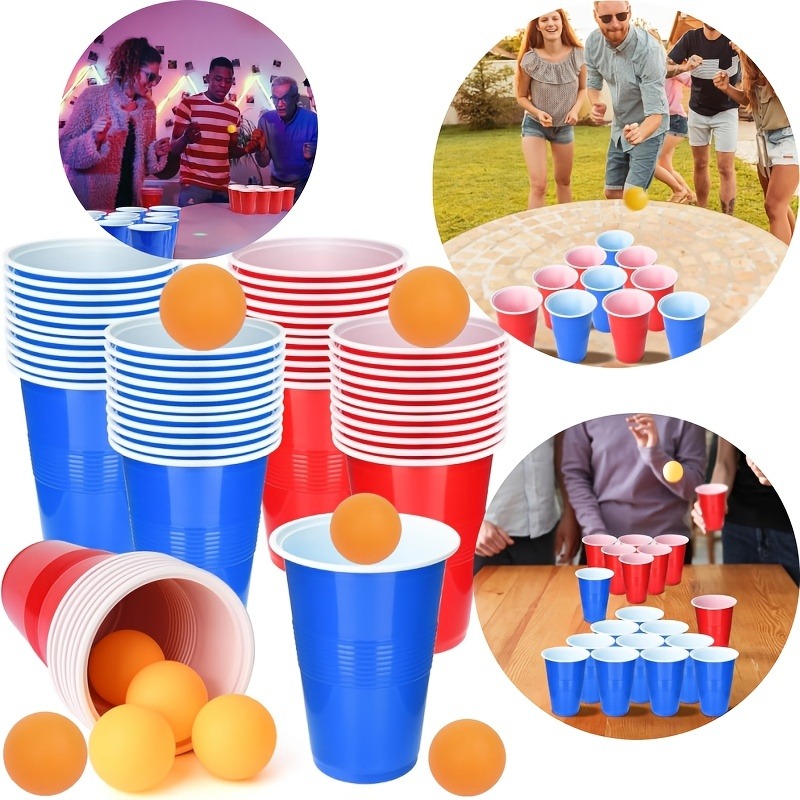 Zestaw do Beer Pong YANBIGUO,  – Party Games Jenga recenzja i cena