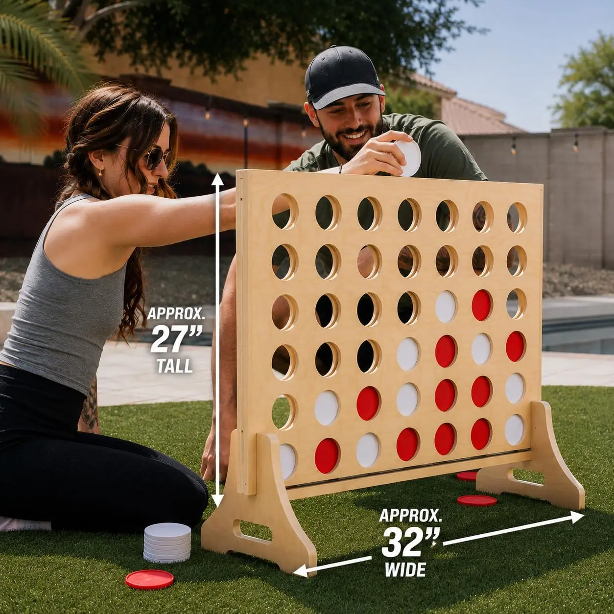 Gigantyczna gra „4 w rzęd” dla – Party Games Easter For Family recenzja i cena